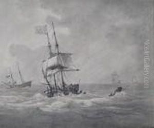 Merchantmen At Sea