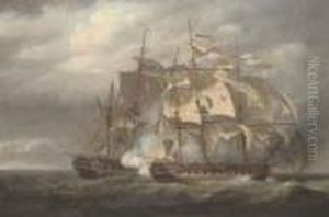 The Capture Of The French Frigate by Nicholas Pocock