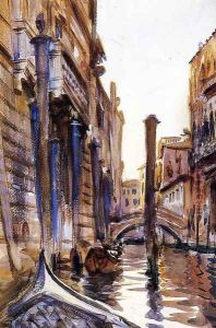Side Canal in Venice by John Singer Sargent