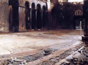 Pavement of St. Mark's by John Singer Sargent