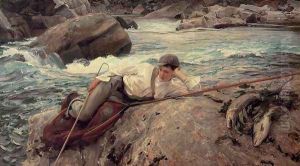 One His Holidays by John Singer Sargent