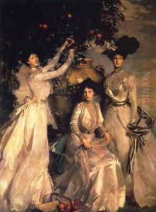The Ladies Alexandra, Mary and Theo Acheson by John Singer Sargent