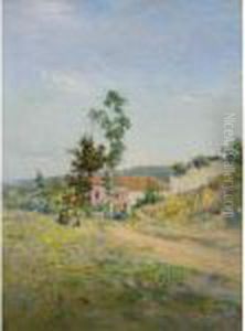 Country Lane, Boitsfort by Ivan Pavlovich Pokhitonov