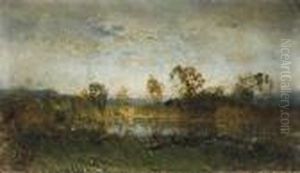Marshland by Ivan Pavlovich Pokhitonov