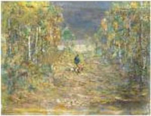 Returning From Hunting After The Storm by Ivan Pavlovich Pokhitonov