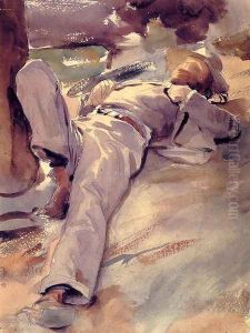 Pater Harrison (or Siesta) by John Singer Sargent