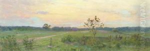 Sunset by Ivan Pavlovich Pokhitonov