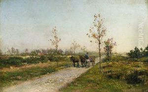 Landscape With Donkeys
