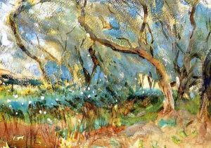 Landscape 1909 Corfu by John Singer Sargent