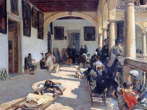 Hispital at Granada by John Singer Sargent