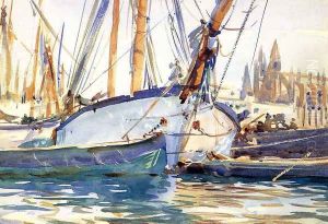Shipping, Majorca by John Singer Sargent
