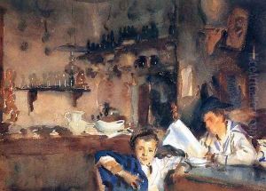 Venetian Interior I by John Singer Sargent