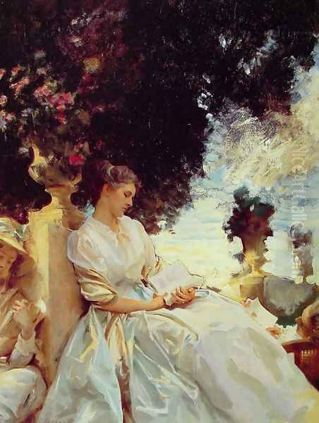 In a Garden: Corfu - view 1