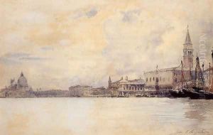The Entrance to the Grand Canal, Venice by John Singer Sargent