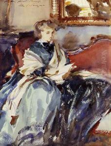 The Green Dress by John Singer Sargent