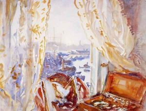 View from a Window, Genoa by John Singer Sargent