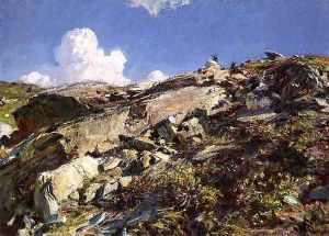 In the Alps by John Singer Sargent