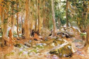 Pine Forest by John Singer Sargent