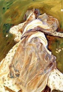 Woman Reclining by John Singer Sargent