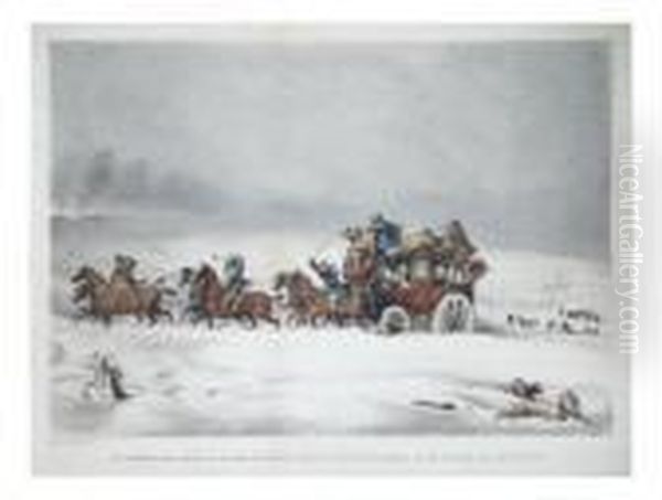 The Devonport Mail Assisted By Six Fresh Posthorses - view 1