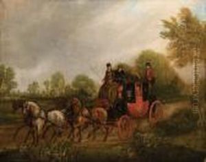 York And London Coach by James Pollard