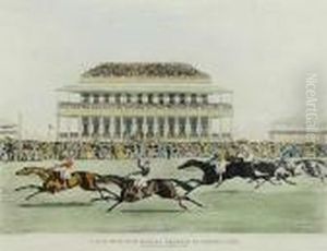 Race In Epsom by James Pollard