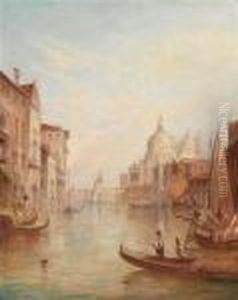 Venice - View Of Santa Maria Della Salute by Alfred Pollentine