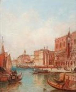 The Ducal Palace, Venice; The Giudecca Canal,venice