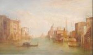Venise, Vue Sur Santa Maria Della Salute by Alfred Pollentine