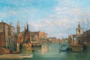 Scene From The Grand Canal In Venice