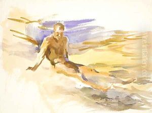 Bather Florida 1917 by John Singer Sargent