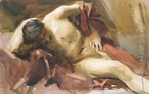 Italian Model After 1900 by John Singer Sargent