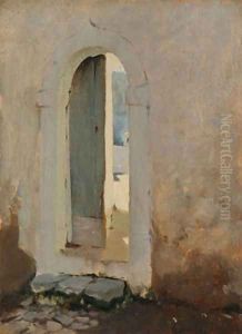 Open Doorway Morocco by John Singer Sargent