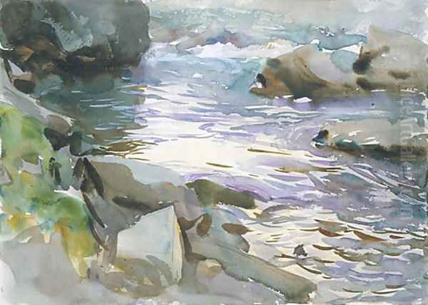 Stream and Rocks - view 1