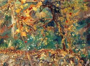 Valdemosa Pomegranate Trees 1908 by John Singer Sargent
