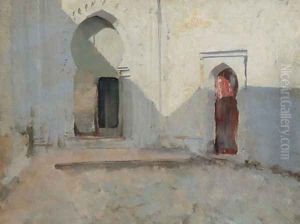 Courtyard Tetuan Morocco by John Singer Sargent