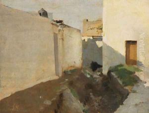 White Walls in Sunlight Morocco by John Singer Sargent