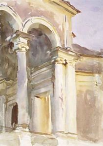 Loggia, Villa Giulia Rome ca 1907 Loggia, Villa Giulia Rome ca 1907