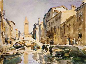Venetian Canal 1913 by John Singer Sargent
