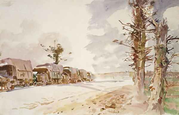 Truck Convoy 1918 - view 1