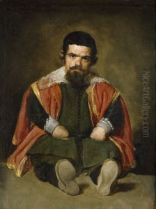 A Dwarf Sitting On The Floor