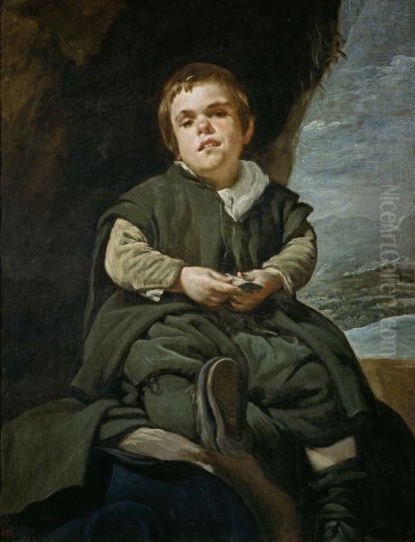 The Dwarf Francisco Lezcano, Called "El Nino de Vallecas" 1643-45 - view 1