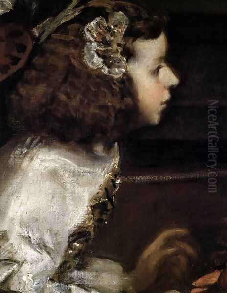 Las Meninas (detail-4) 1656-57 - view 1