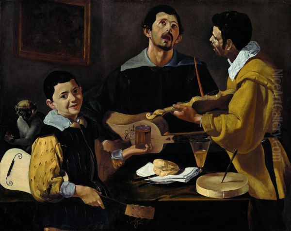 Three Musicians (or Musical Trio) - view 1