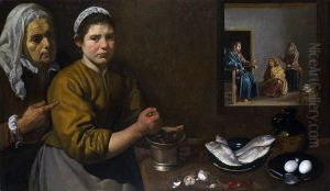 Christ in the House of Mary and Marthe c. 1620