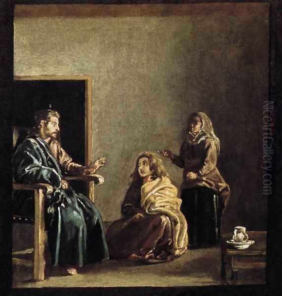Christ in the House of Martha and Mary (detail) c. 1620 - view 1
