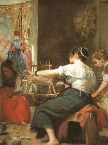 The Fable of Arachne - The Spinners (detail) 1657 by Diego Rodriguez de Silva y Velazquez