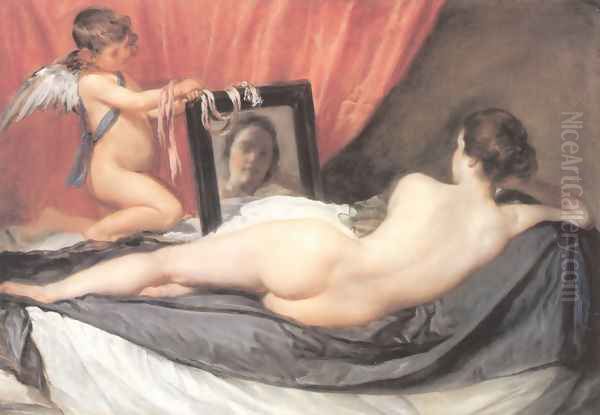 Venus at her Mirror (The Rokeby Venus) 1649-51 by Diego Rodriguez de Silva y Velazquez