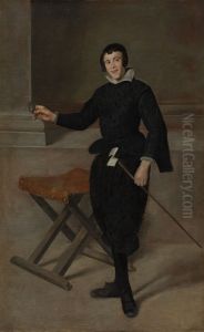 The Buffoon Calabazas Ii by Diego Rodriguez de Silva y Velazquez