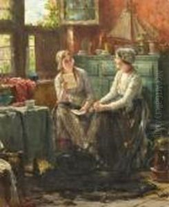 La Lettre by Edward Antoon Portielje
